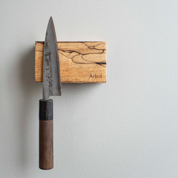 Wall knife block | Spalted Maple