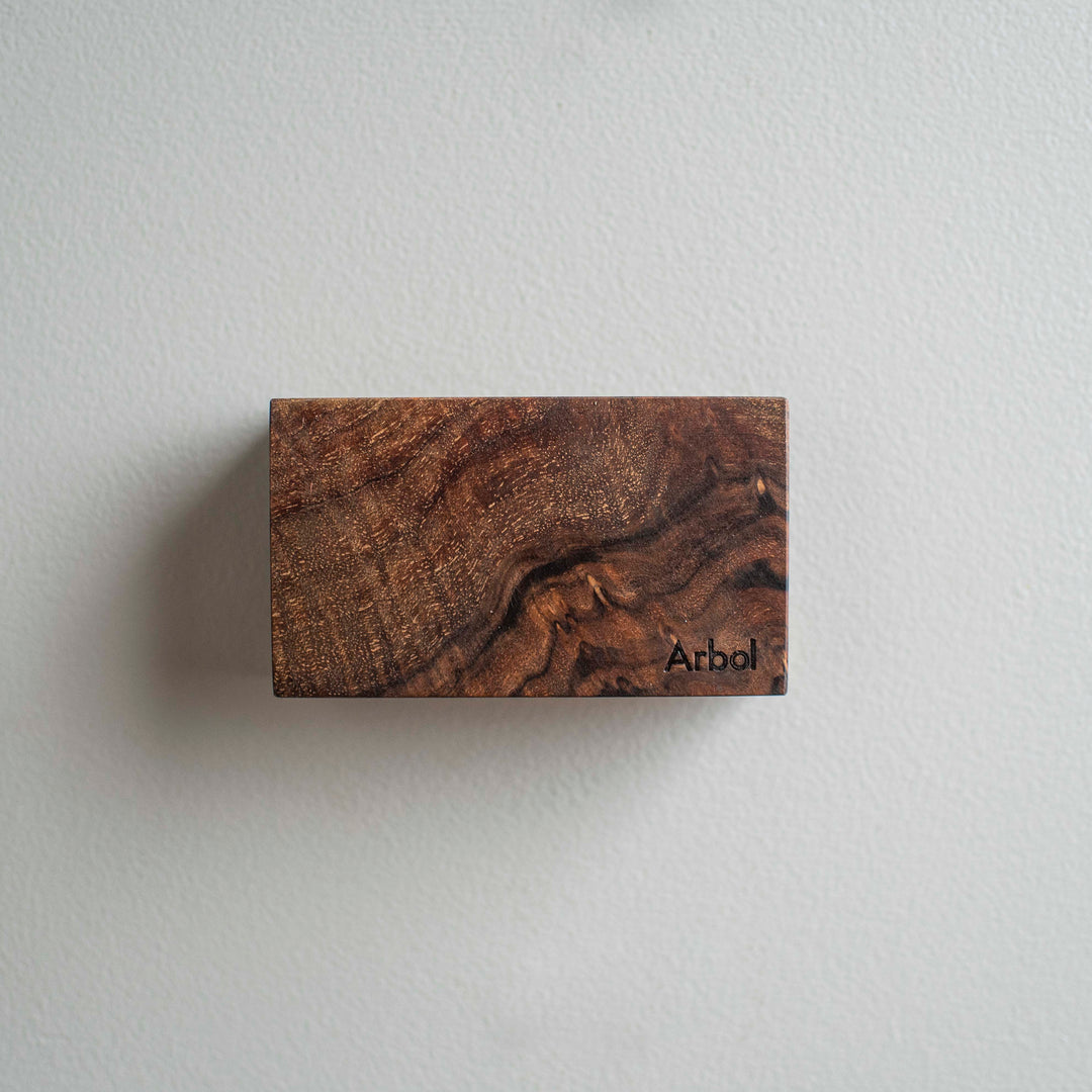 Bloc Manche Couteau K&G – Buckeye Burl Stabilisé – 5,35 X 1,80 X 1,35